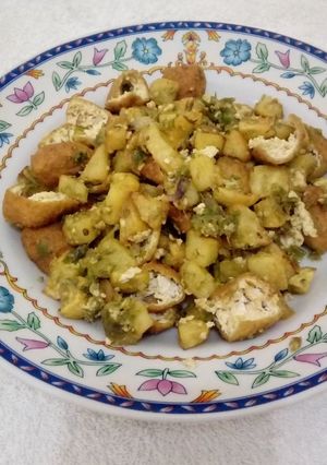 Foto resep Kentang tahu sambal hijau