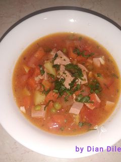 Foto resep Sup Merah