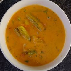 A picture of Red chilli veg curry.