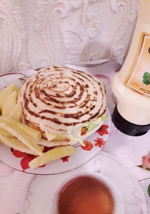صورة لوصفة سندويتش شاورما