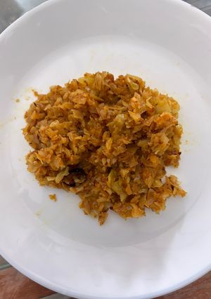A picture of Cabbage masala.