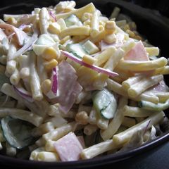 A picture of Japanese Macaroni Salad.