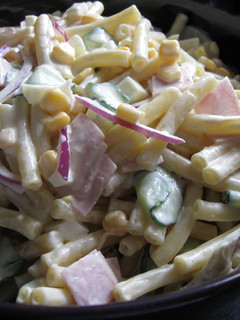 A picture of Japanese Macaroni Salad.
