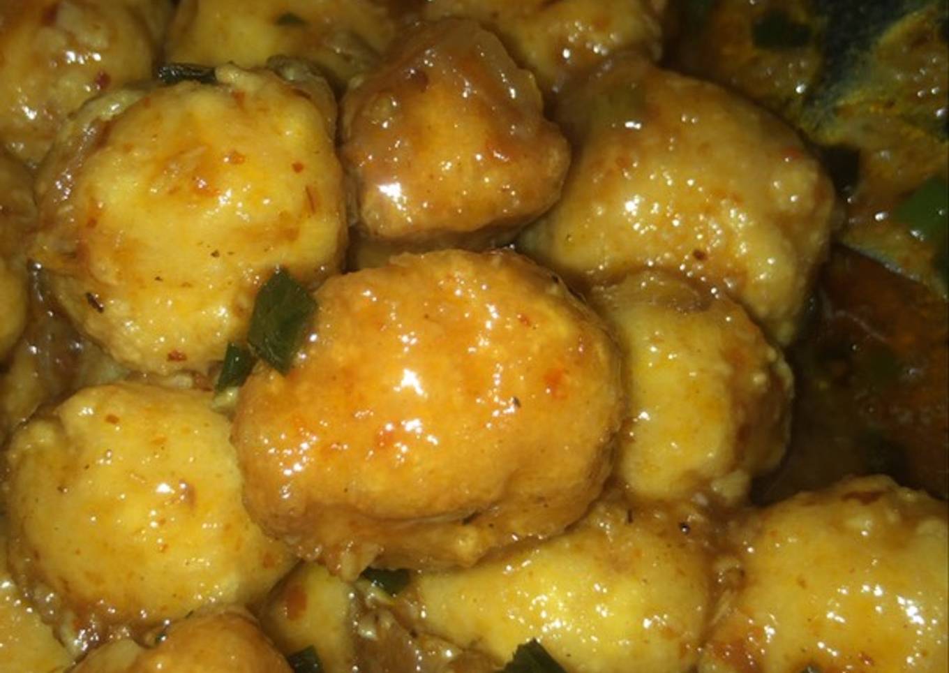 Bola tahu pedas manis