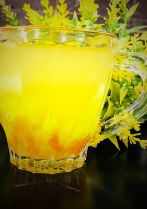 صورة لوصفة شراب البرتقال والزنجبيل
