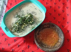 Foto resep Bobor Bayam Capar Dhele
