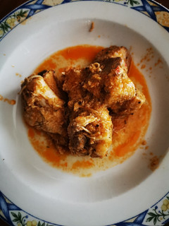 Una foto de Pollo al chilindrón sin champi