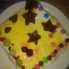 A picture of Mango bread cake.