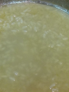 Una foto de Arroz caldoso de pollo