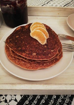 A picture of Oat and Banana Pancakes (Egg-Free).