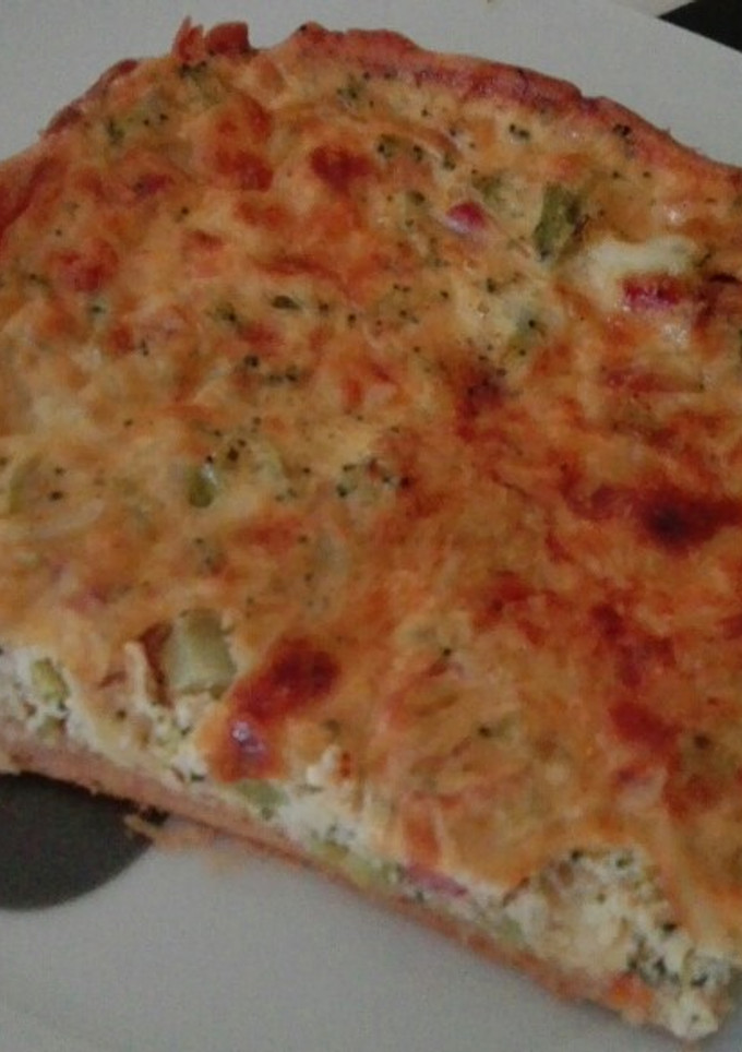 Una foto de Quiche de Brócoli, Bacon y Tomate Cherry!