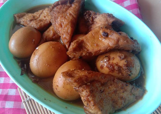Semur Telur dan tahu