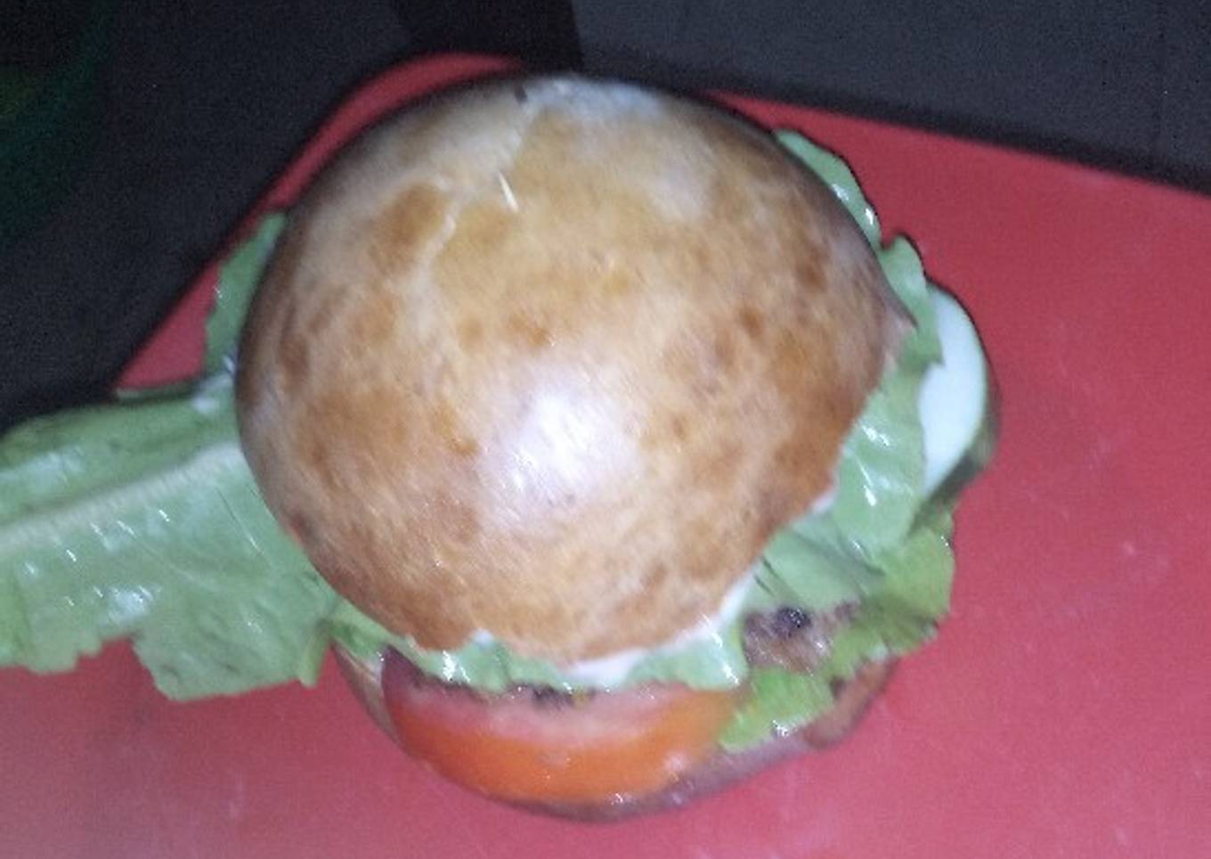 Home made burger