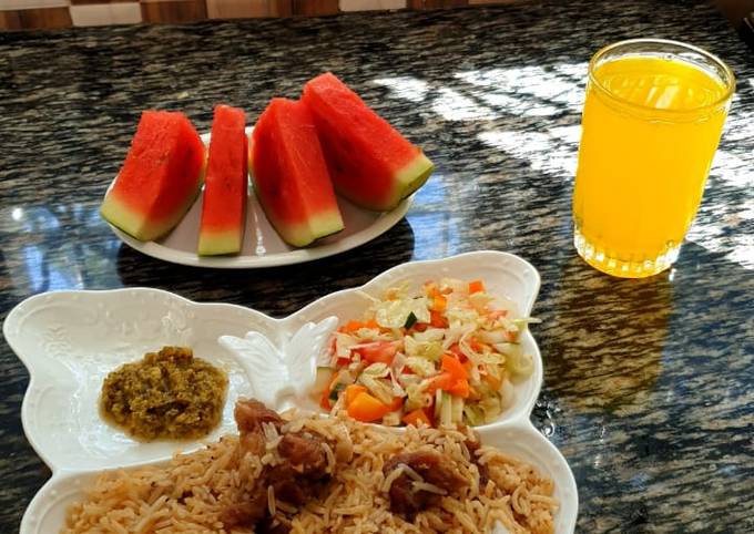 Simple Way to Prepare Favorite Mutton Pilau#Endofyearchallenge