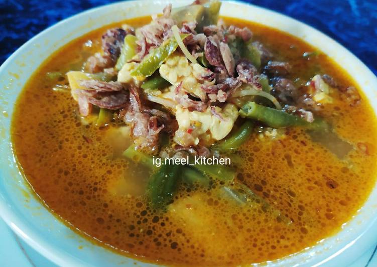 Sayur lodeh terong kacang panjang