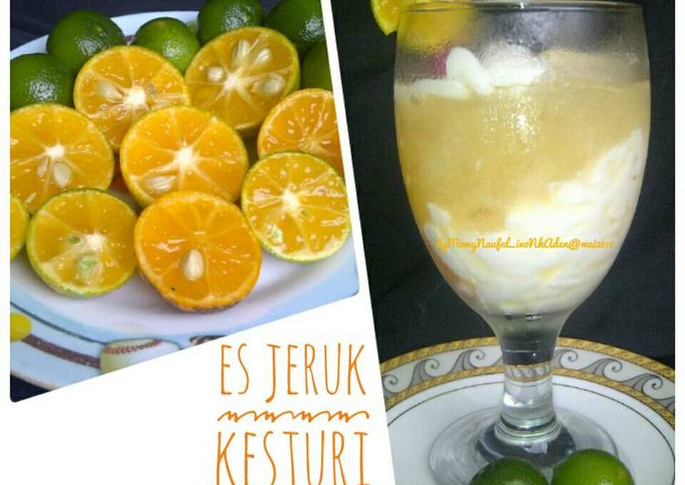 Resep Es Jeruk Kesturi kelapa Kw (4 Ramadhan 1438 H) yang Enak