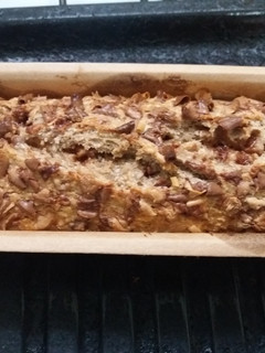 Una foto de Budín de avena con banana