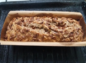 Una foto de Budín de avena con banana