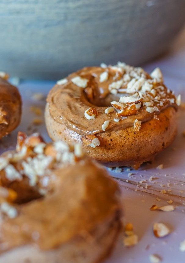 Una foto de Donuts de almendras sin gluten
