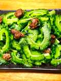 梅子涼拌山苦瓜（創意料理）