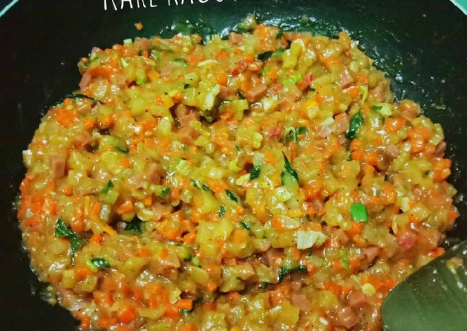 Standar Cara  membuat Kare Ragout (Isian Risoles) yang sedap