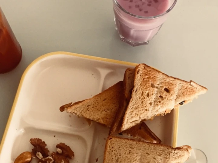 Recipe Veggie-cheese sandwich &amp;amp; power smoothie! the Can Spoil the Tongue Can spoil the tongue