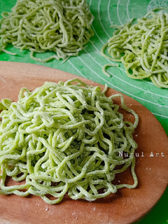Foto resep Mie Telur (Daun Pepaya Jepang)