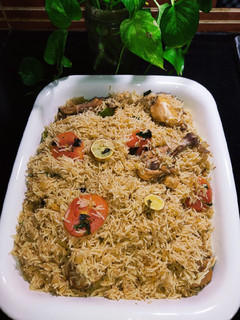 A picture of Daighi Chicken Pulao Biryani 😋.