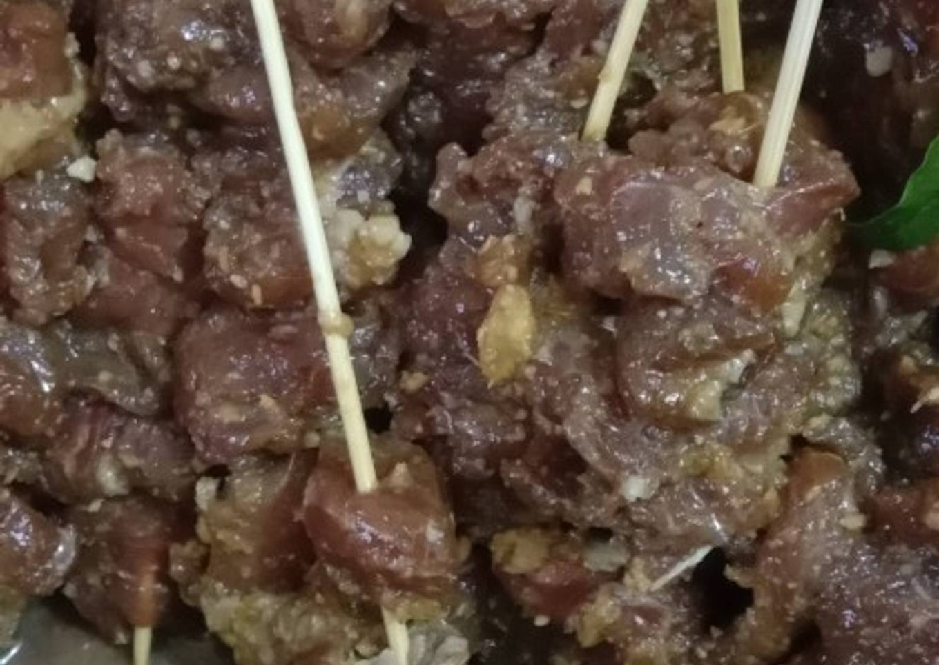 Sate sapi idul adha