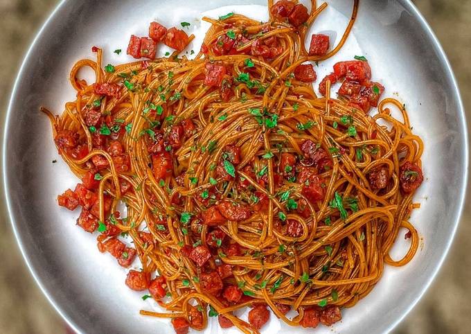 Chilli & lemon Chorizo Linguine