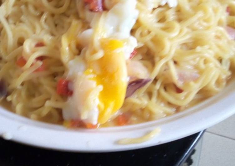 Easiest Way to Make Super Quick Homemade Indomie with cook egg