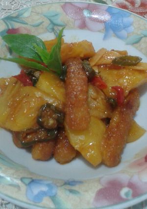 Foto resep Tumis Nanas Stick Nugget
