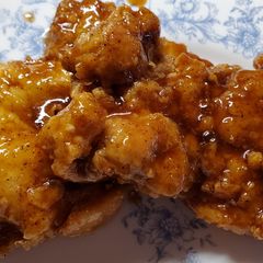 A picture of Crispy Honey Garlic Chicken.