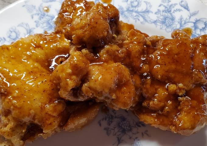 Simple Way to Prepare Eric Ripert Crispy Honey Garlic Chicken