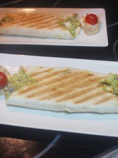 Una foto de Fajitas con sobras de boquerones fritos