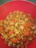 Verduras otoñales base y caldo
