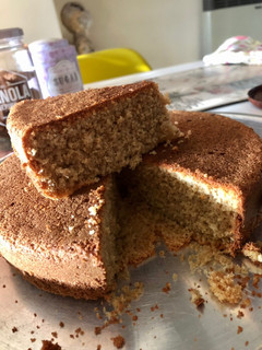 Una foto de Torta sin harina de trigo #micocina