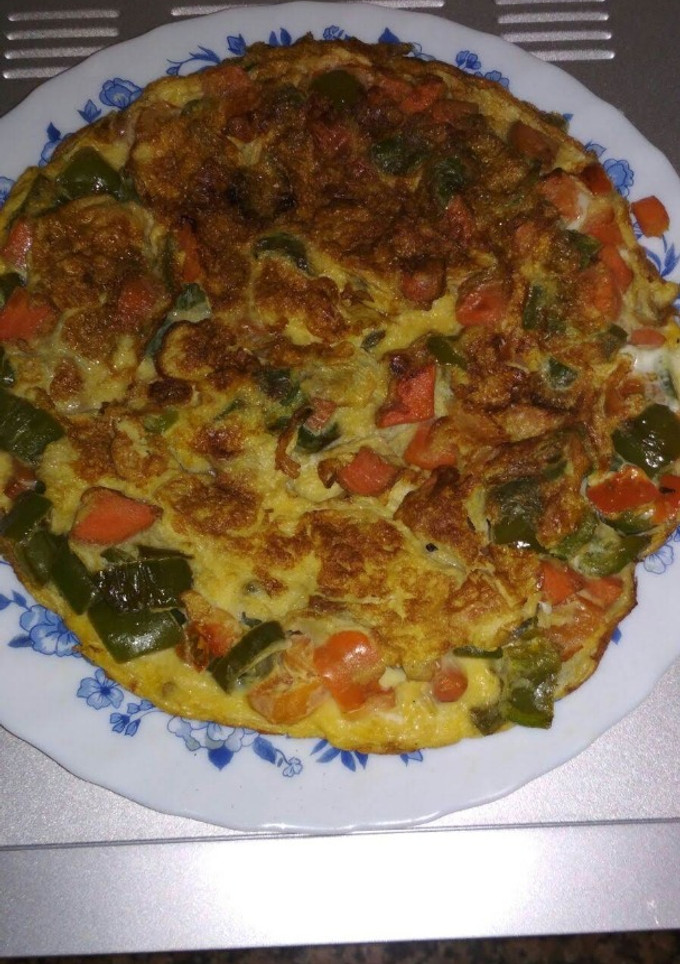 Una foto de Tortilla de verduras