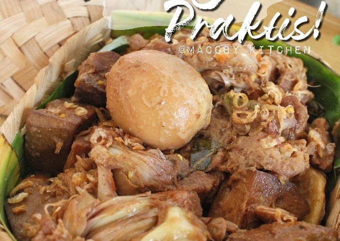 Anti Ribet, Buat Gudeg praktis Bahan Sederhana