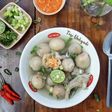 Cilok kuah isi ayam suir
