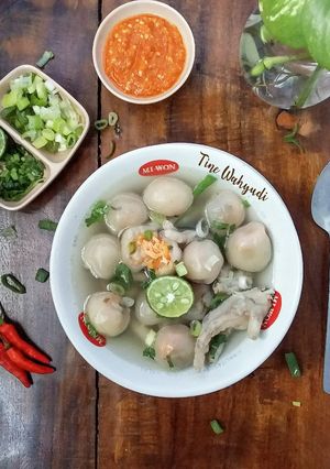 Foto resep Cilok kuah isi ayam suir