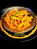Carrot Green Chilli Instant Pickle - Gajar Mirchi Aachar