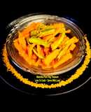 Carrot Green Chilli Instant Pickle - Gajar Mirchi Aachar