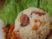 Gambar nasi mix vegetable rice cooker