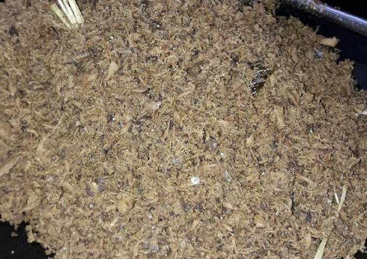 Abon kare ikan tongkol