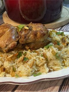 صورة لوصفة ارز بخاري بطريقه سهله