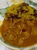Frango Masala com Damasco (r. Própria)