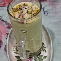 A picture of Badam milk.
