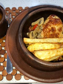 Una foto de Pollo al cognac con mi toque
