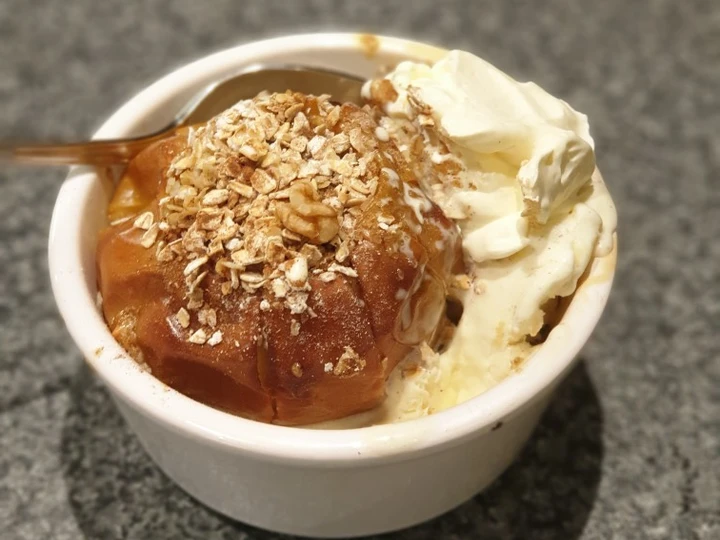 Recipe Inside-out apple crumble which Delicious